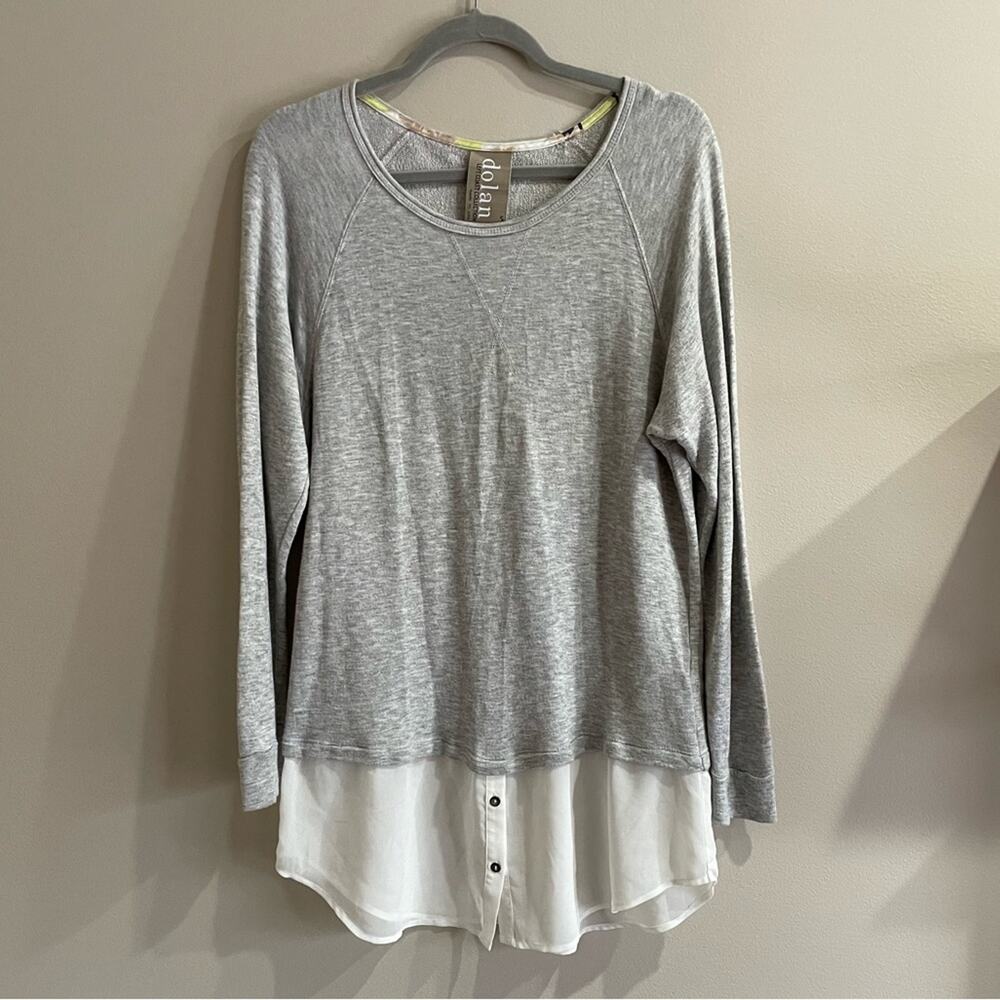 Anthropologie‎ Dolan Grey Tunic Top